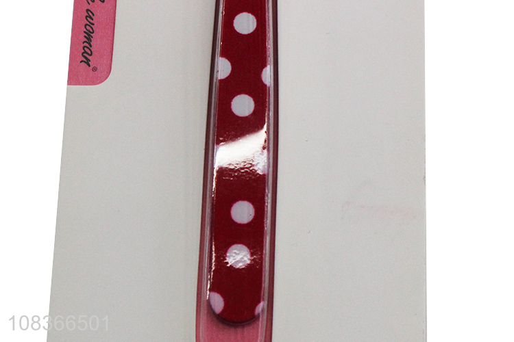 Wholesale price stainless steel eyebrow tweezers for ladies