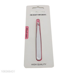 Yiwu wholesale simple eyebrow tweezers makeup tools