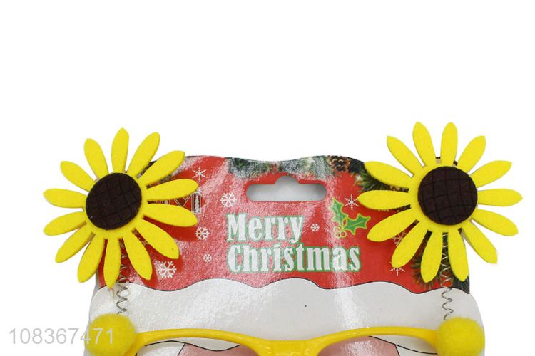 Popular products cartoon party glasses for Christmas decoration
