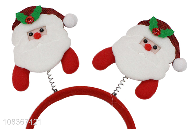 New products santa claus decorative hair accessories hair hoop