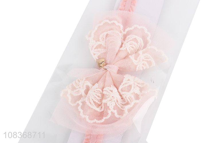 Factory wholesale bow-knot headband girls decorative headdress