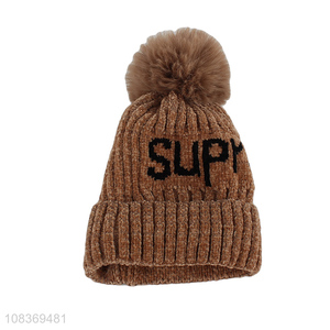 Hot selling multicolor fashion winter beanies hat knitted hat