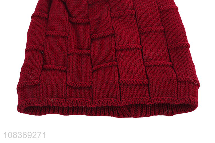 New arrival fashionable warm knitted hats beanies hat for sale