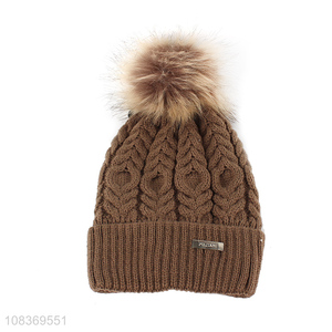 China sourcing fashion thickened knitted hat for winter
