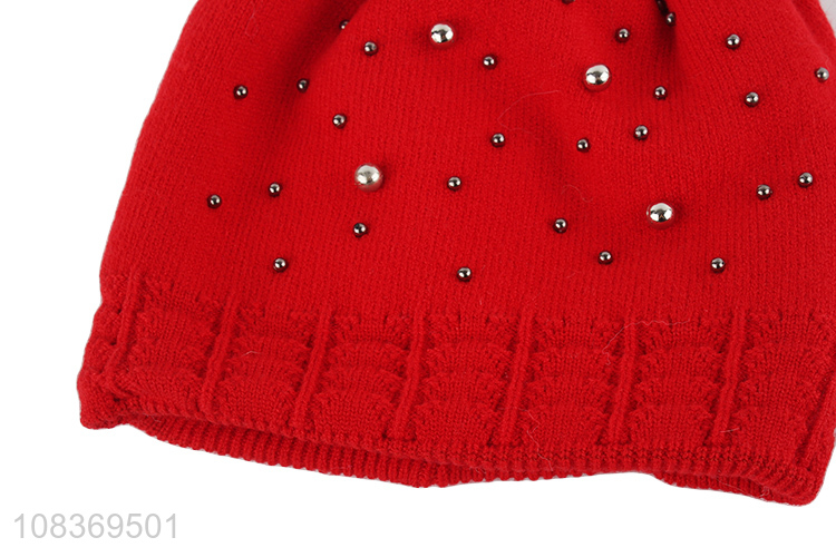 Good selling soft knitted hats warm winter hats wholesale