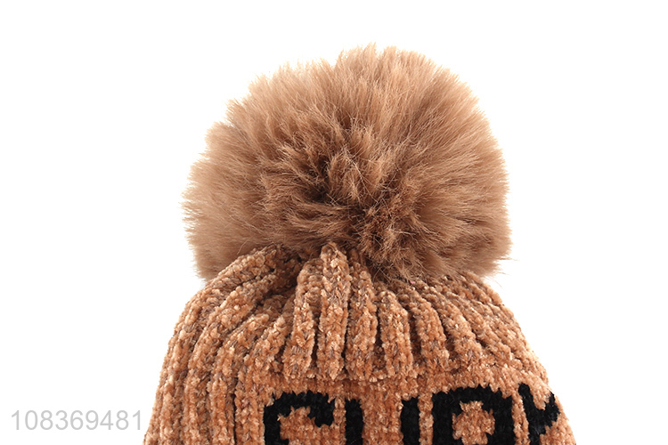 Hot selling multicolor fashion winter beanies hat knitted hat