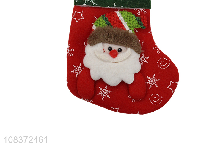 Cartoon Christmas Socks Gift Bag Christmas Ornament