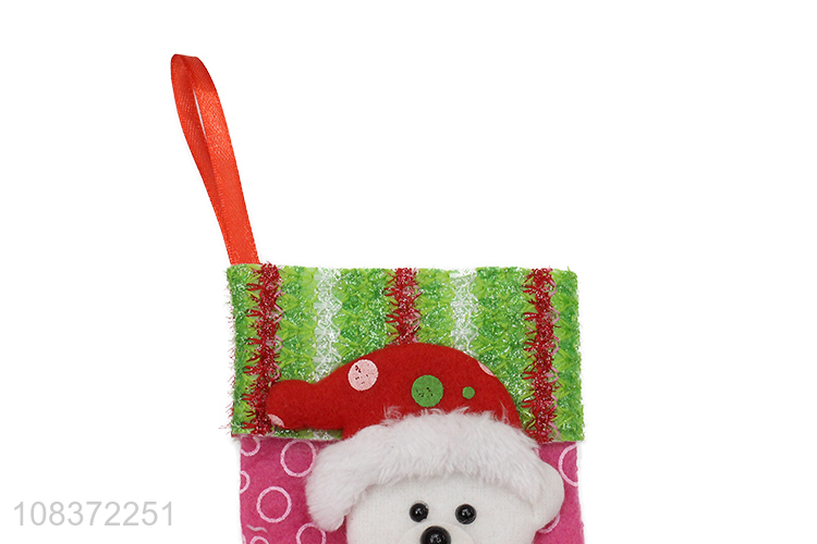 Wholesale Fashionable Christmas Socks Candy Gift Bag