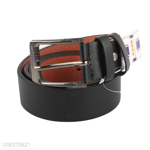 New arrival men's casual dress belt all-match faux leather belt