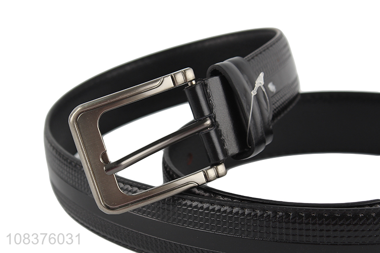 New imports men's textured pu leather belt everyday casual belt