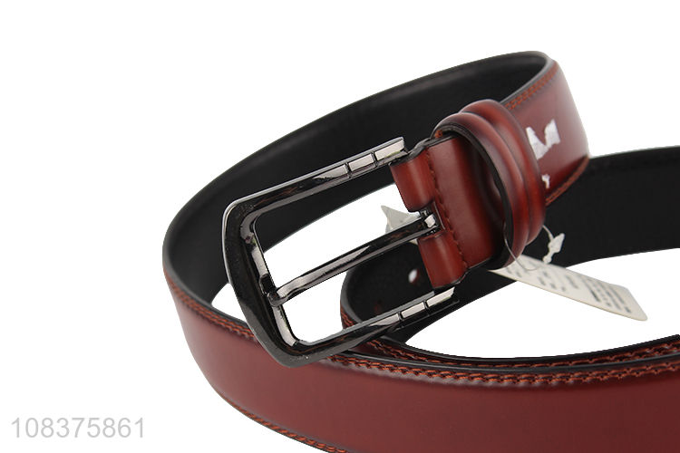 Yiwu market men's pu leather trousers belt retro jeans belt