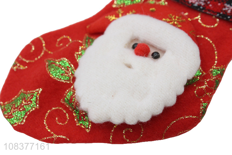 China products santa claus christmas socks for party decoration