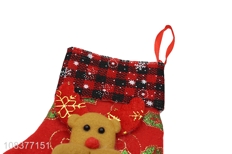 Most popular xmas tree decoration christmas socks for sale