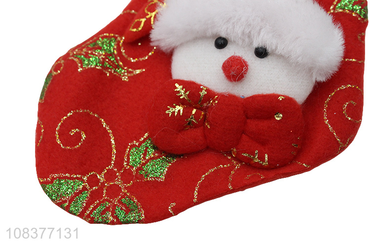 Cute design christmas socks party decoration hanging ornaments