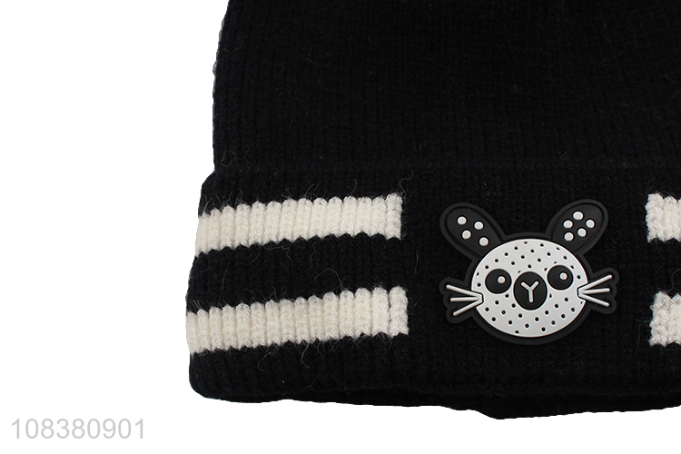 Modern Style Kids Beanies Cute Knitted Hat Winter Hat