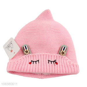 Cute Design Baby Winter Warm Hat Infant Knitted Hat