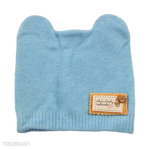 Custom Knitted Jacquard Hat Baby Hat Infant Beanie