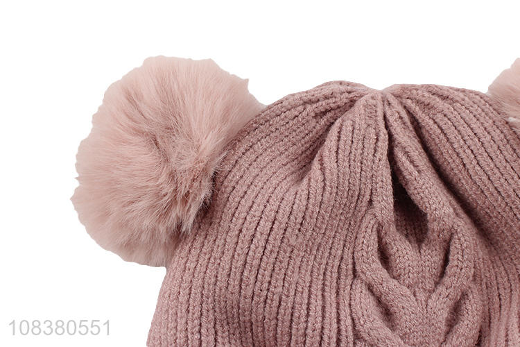 Wholesale Comfortable Knitted Hat Baby Beanie For Winter