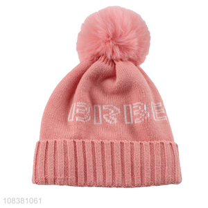 Hot Selling Kids Comfortable Beanie Knitted Hat