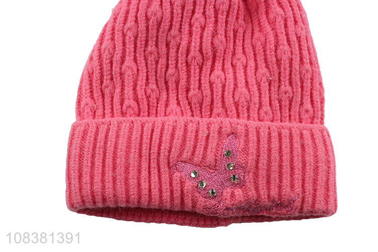 Good Quality Fashion Beanies Kids Knitted Hat For Winter