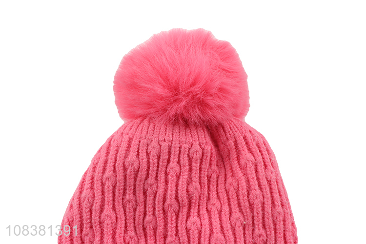 Good Quality Fashion Beanies Kids Knitted Hat For Winter