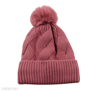 Hot Sale Winter Warm Hat Knitted Beanie For Women