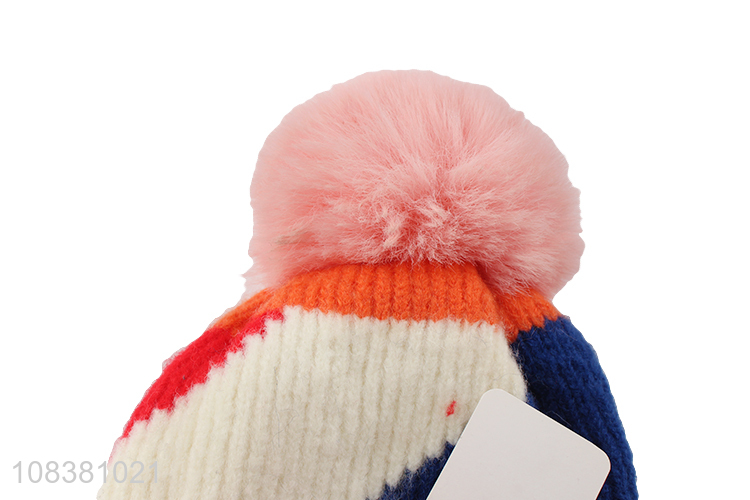 Factory Wholesale Comfortable Winter Knitted Hat For Children