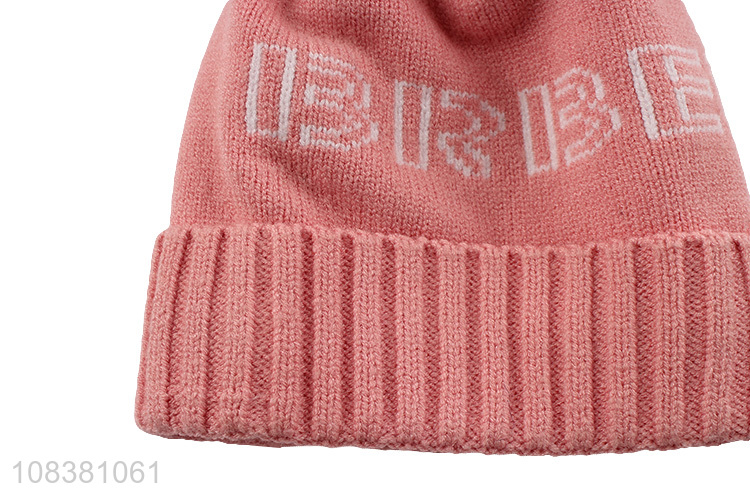 Hot Selling Kids Comfortable Beanie Knitted Hat