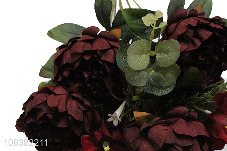 Online wholesale plastic artificial flower fake flower for decoration