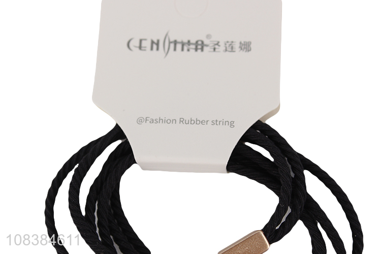 China yiwu ladies simple hair rope portable hair ring