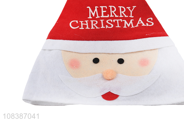 Yiwu direct sale cute polyester christmas hat for christmas decor