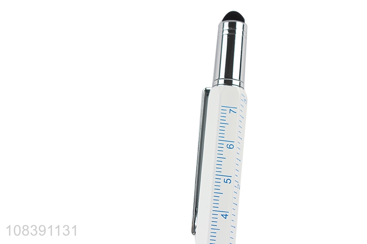 China supplier multifunctional metal business pen ballpoint pen with scale