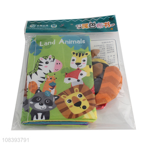 Top products children teaching toys animal cloth books