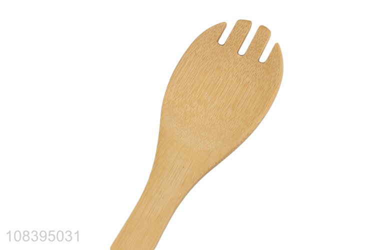 Yiwu wholesale long handle baking spoon bamboo spoon