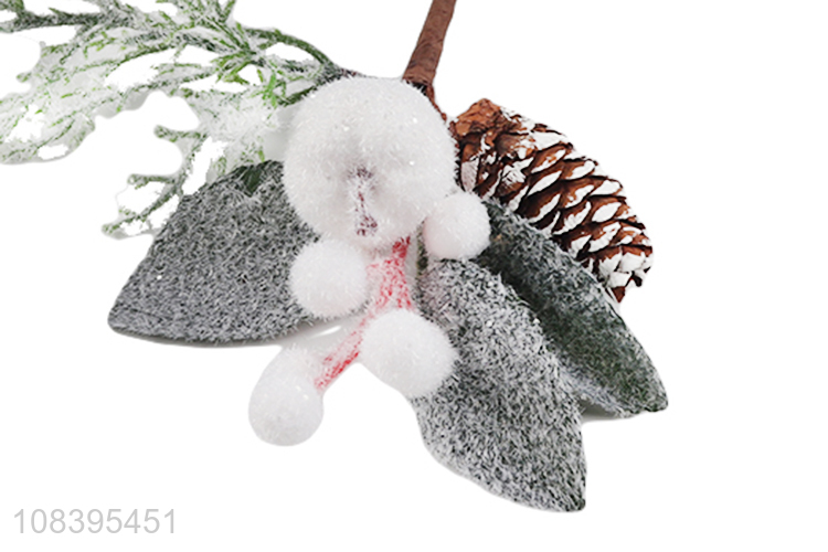 Good sale christmas decoration pine cone christmas picks