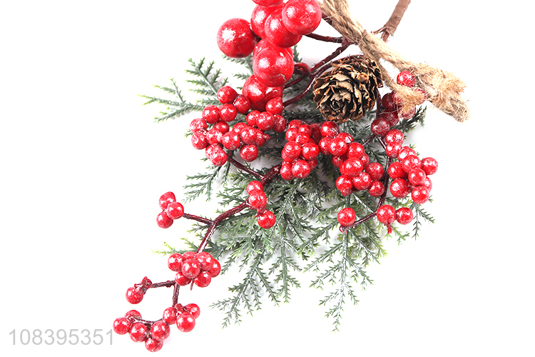 Best quality artificial christmas red berries picks for sale