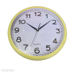 Wholesale plastic round digital clock home modern wall clock