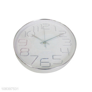 Hot selling modern wall clock round silent clock