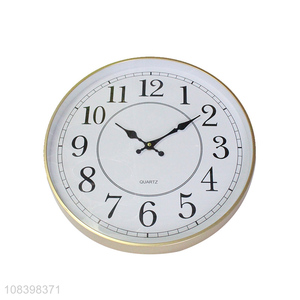 Factory wholesale plastic frame silent wall clock digital clock