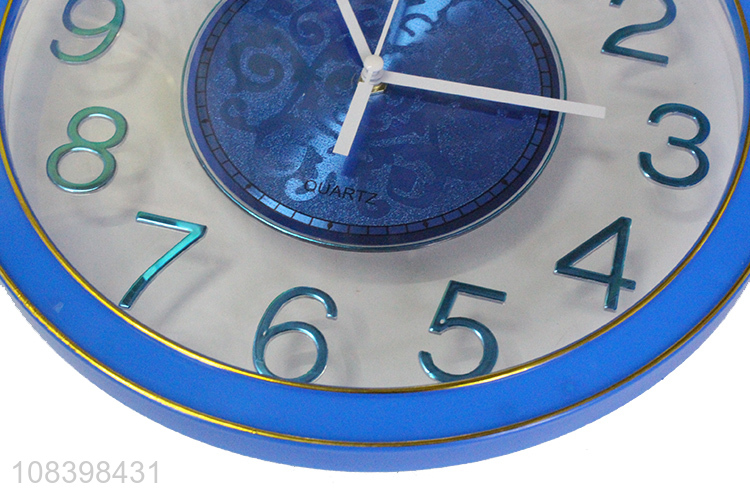 Yiwu direct sale transparent digital wall clock for decoration