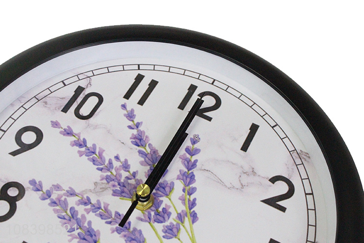 China yiwu market plastic silent wall clock digital wall clock