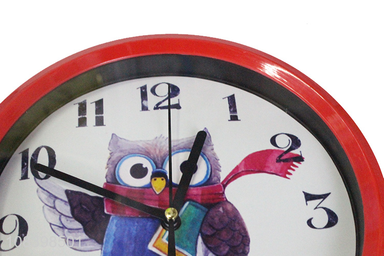 New Arrival Owl Quartz Wall Clock Home Decoration for Sale