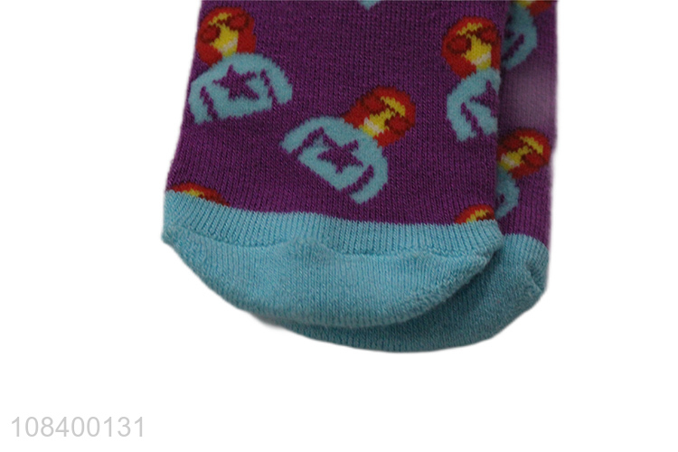 Wholesale from china colourful fashion soft casual socks