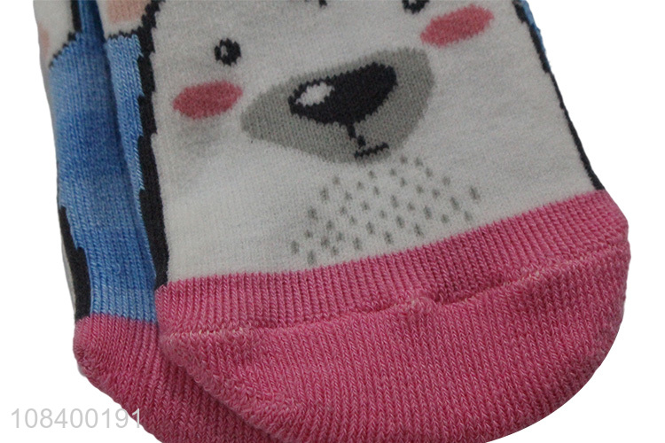 Best selling bear shape breathable women socks wholesale