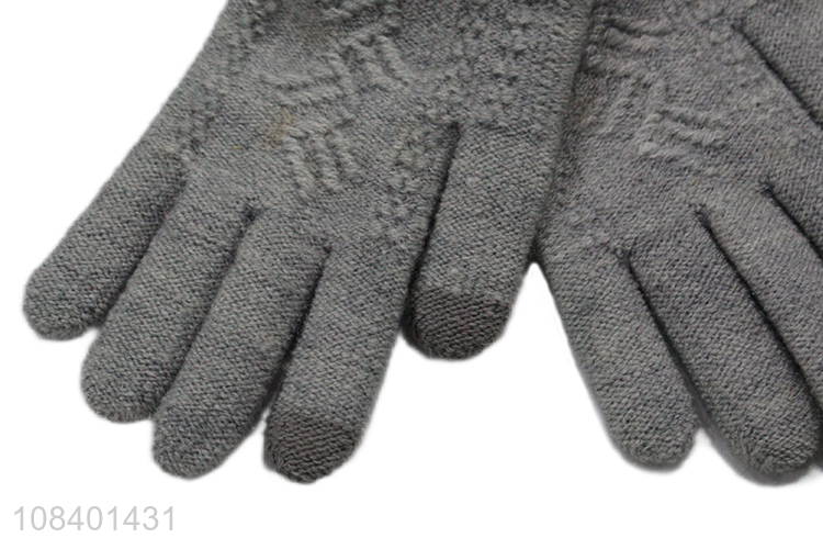 Yiwu market women fashion winter warm gloves for outdoor