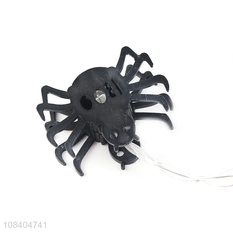 Online wholesale funny spider lights string party ornaments