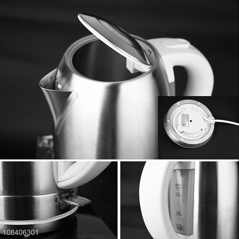 Hot selling simple stainless steel electric kettle