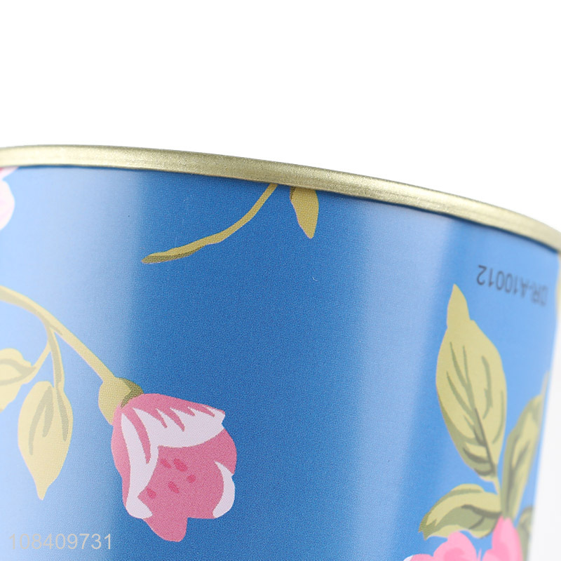 High quality mini round metal tea box tea tin can