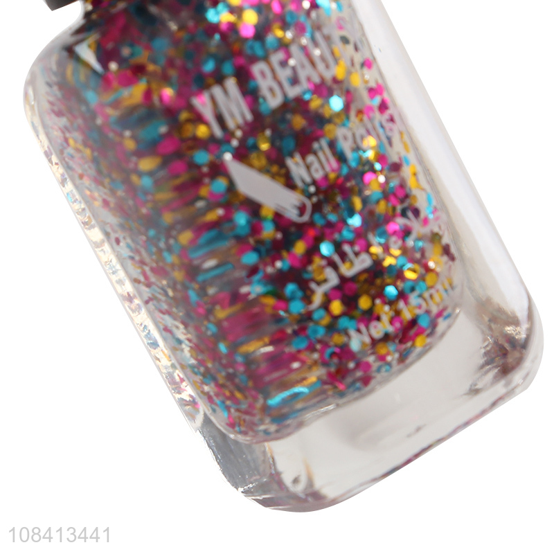 Factory direct sale colorful bling gel nail polish wholesale