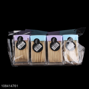 Factory price disposable biodegradable natural bamboo toothpicks for teeth cleaning